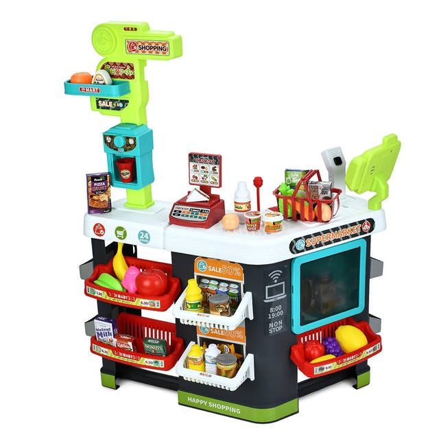 Великий дитячий ігровий набір супермаркет магазин