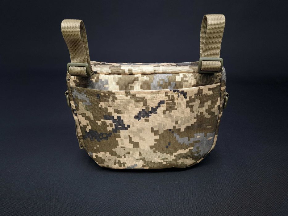 Сумка-напашник.
Додатково - кишеня для балістичного пакета 24х16см.