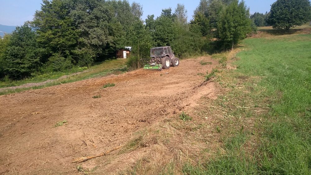 Mulczer karczowanie działek wycinka drzew  mulczowanie koszenie traw