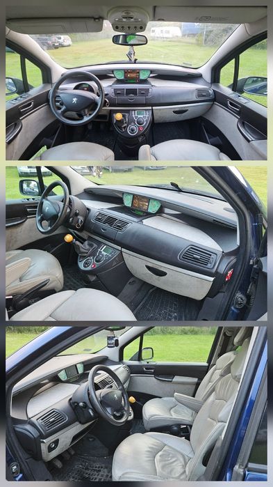 Peugeot 807 Skóra el.drzwi boczne klimatronik xenon Hak Długie Opłaty