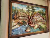Obraz skórzany 3D 110cm/70cm