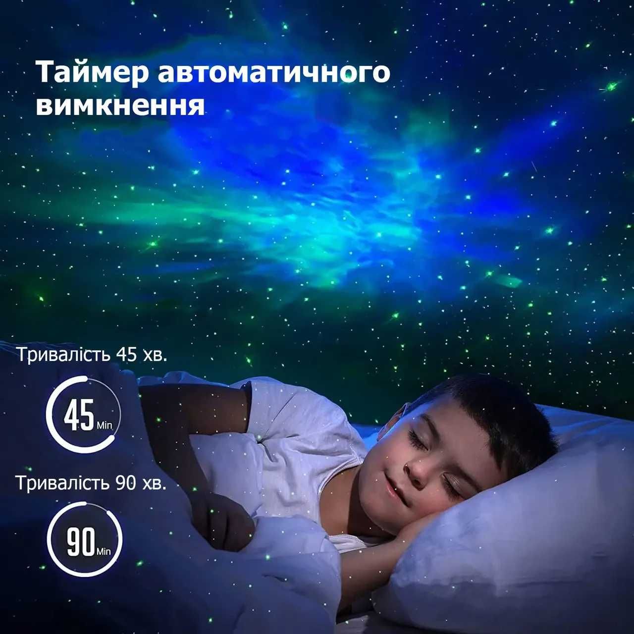 Нічник проектор зоряного неба Космонавт світильник проектор астронавт