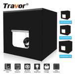 Travor caixa de luz 40 60 80cm portátil softbox