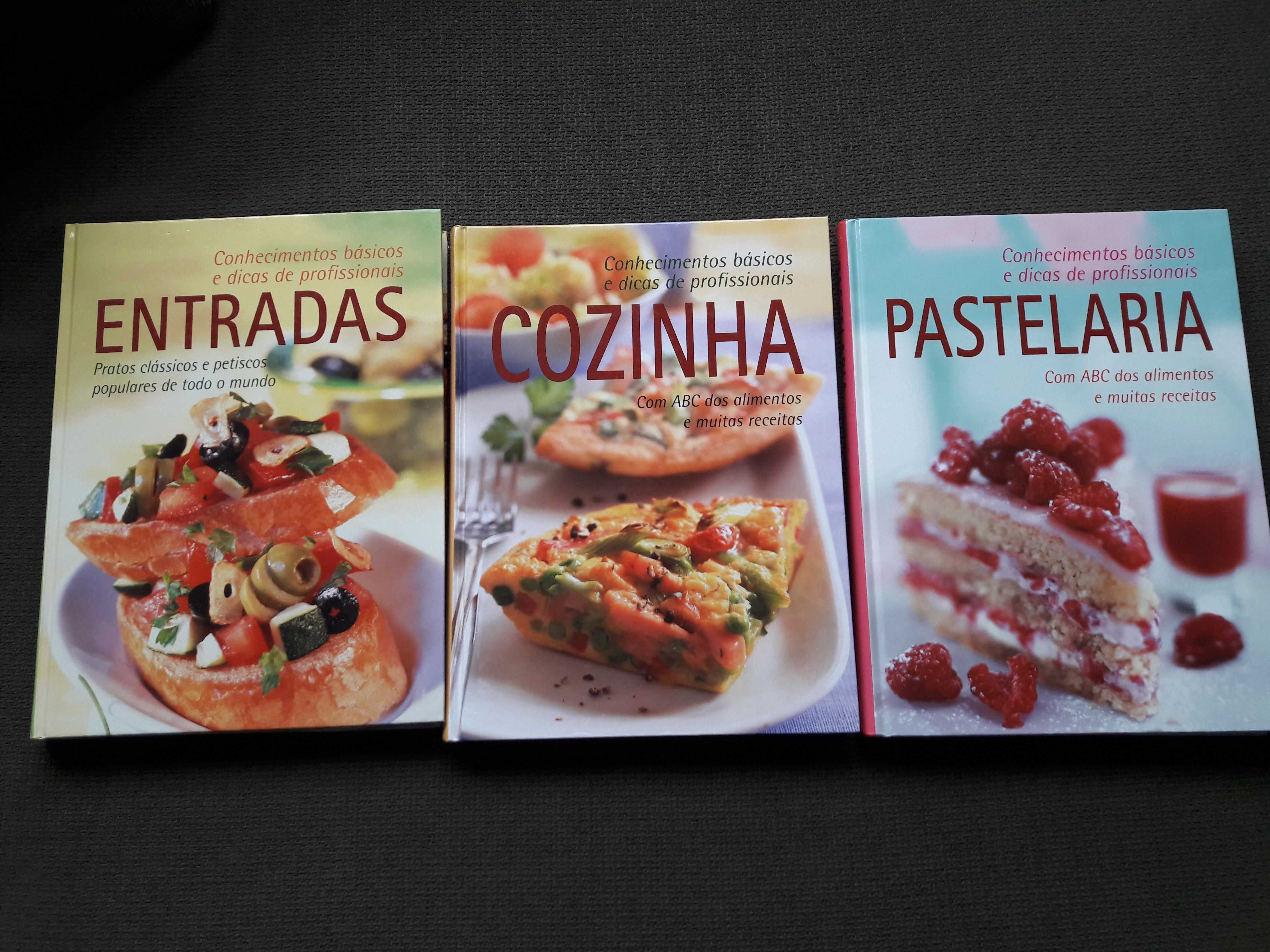 Livros cozinha como novos