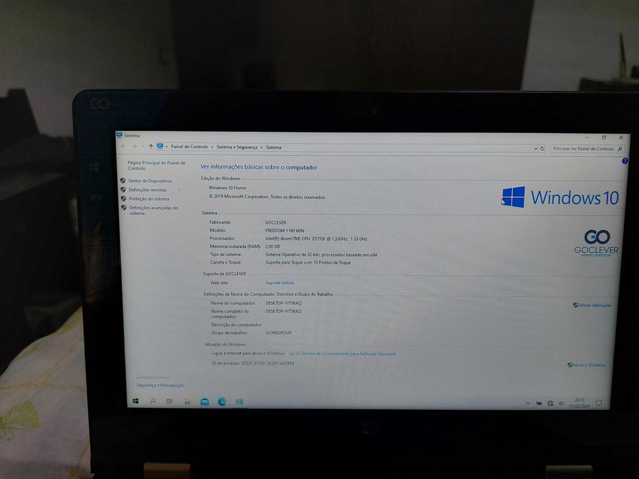 Portátil GoClever INSIGNIA FREEDOM 1160 WIN