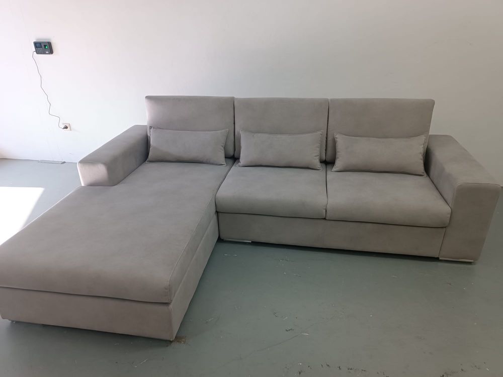 Sofa 3 lugares com chaise