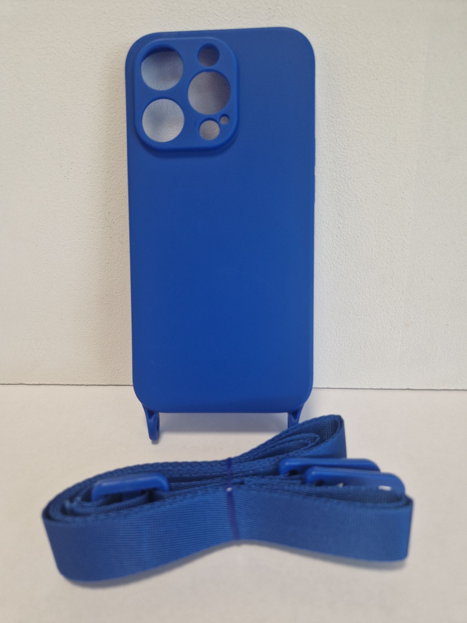 Strap Silicone Case do Iphone 14 Pro wzór 2 niebieski