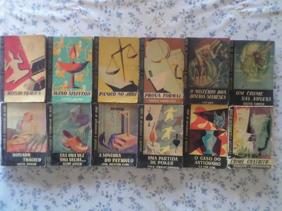 Colecção Escaravelho de Ouro e outros policiais antigos