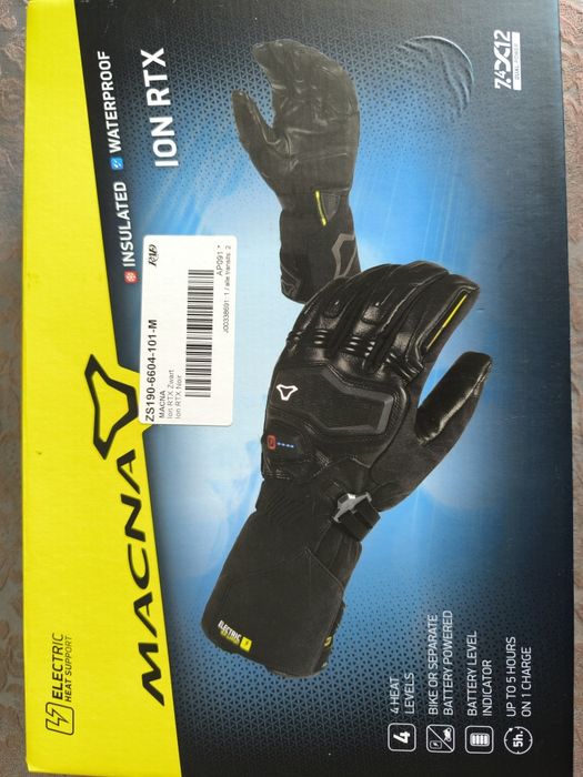 Luvas inverno aquecidas - Macna ion rtx