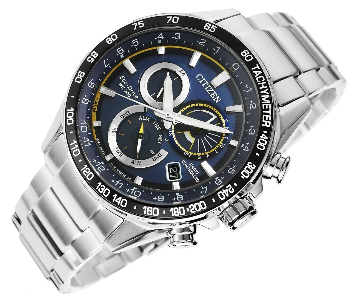 zegarek męski citizen eco-drive radio-controlled cb5914-89l + box