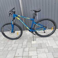 Велосипед Discovery TREK синьо-жовтий, рама 17,5, колеса 27,5, новий