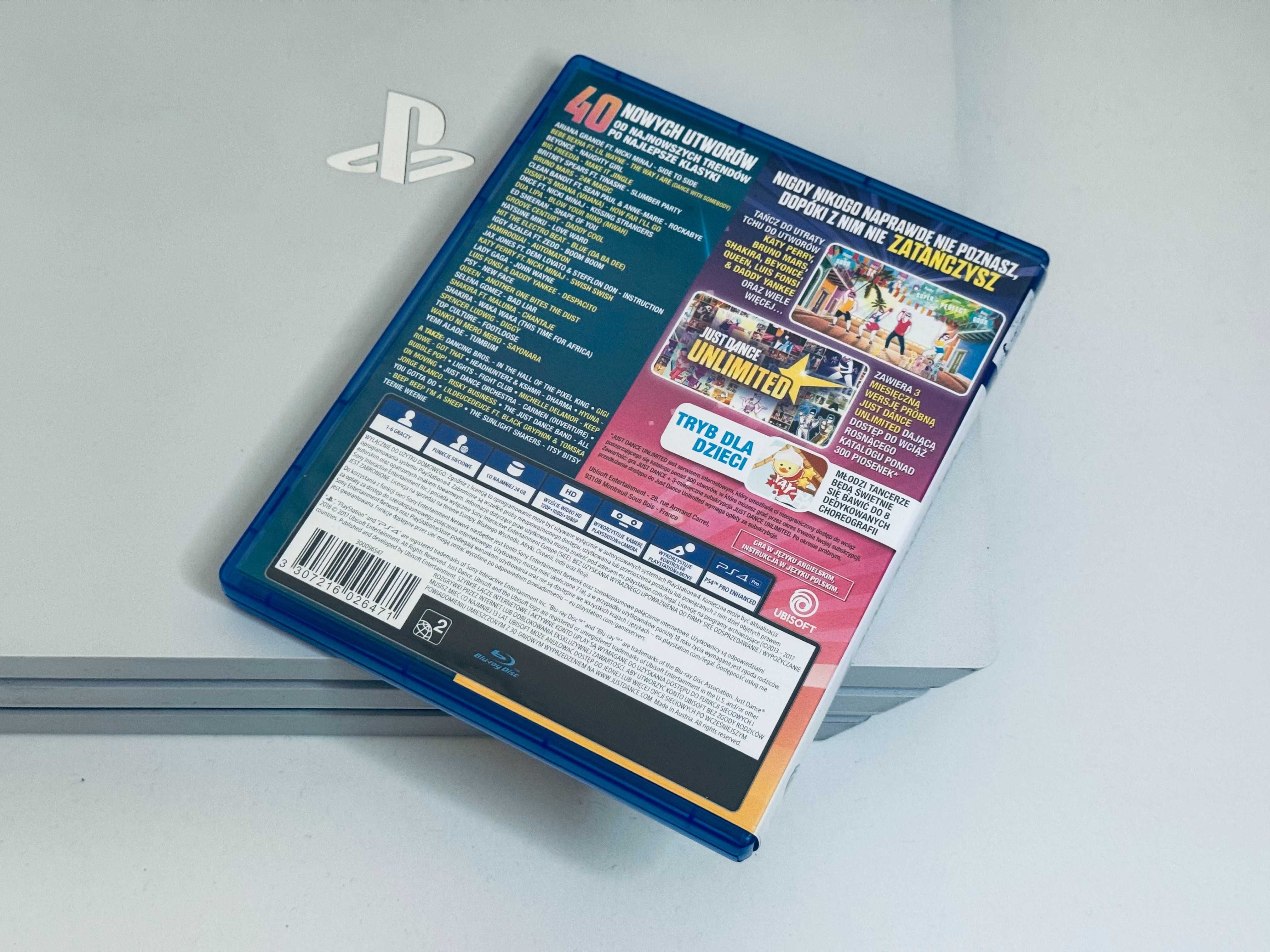 Gra Just Dance 2018 PS4 PL Więcej gier na innych ogłoszeniach!