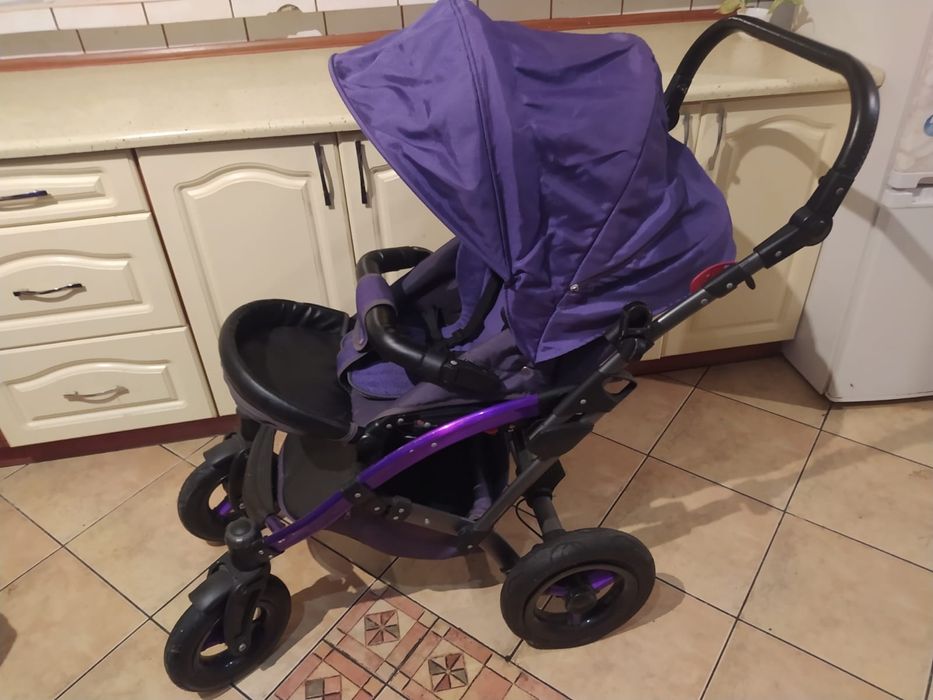 Piękny Wózek fioletowy Tako Laret 3w1 super stan!! (