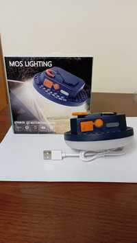 Лампа світлодіодна з функцією повер-банк, USB -кабель,6600 mAh