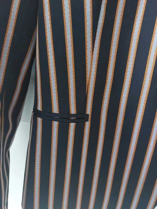 Scotch & Soda czarna marynarka w paski roz. S