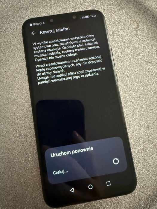 telefon czarny Huawei Mate 20 Lite 64gb