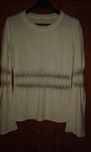 sweter sweterek ekri ecru jasny