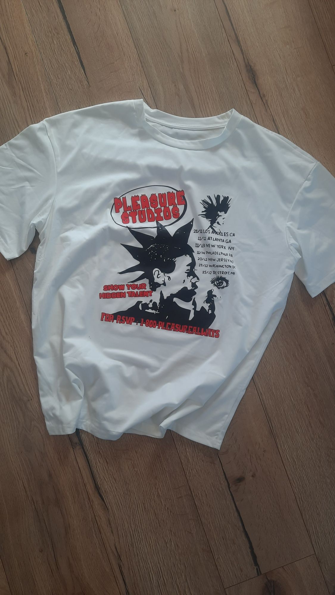 Koszulka oversize xxl punk rock