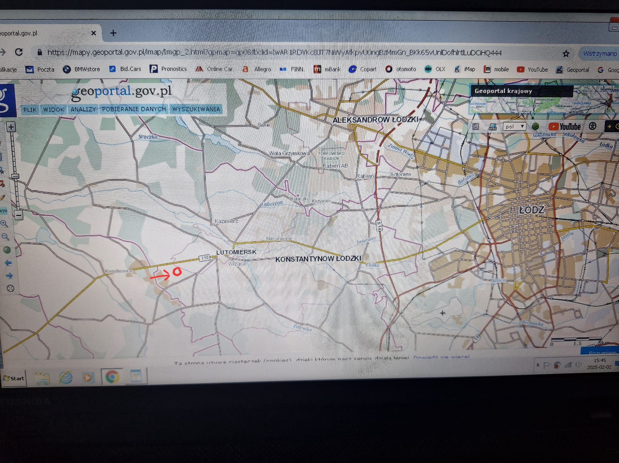 Sprzedam bezpośrednio działka rolno- budowlana 4500 m2 Dziektarzew