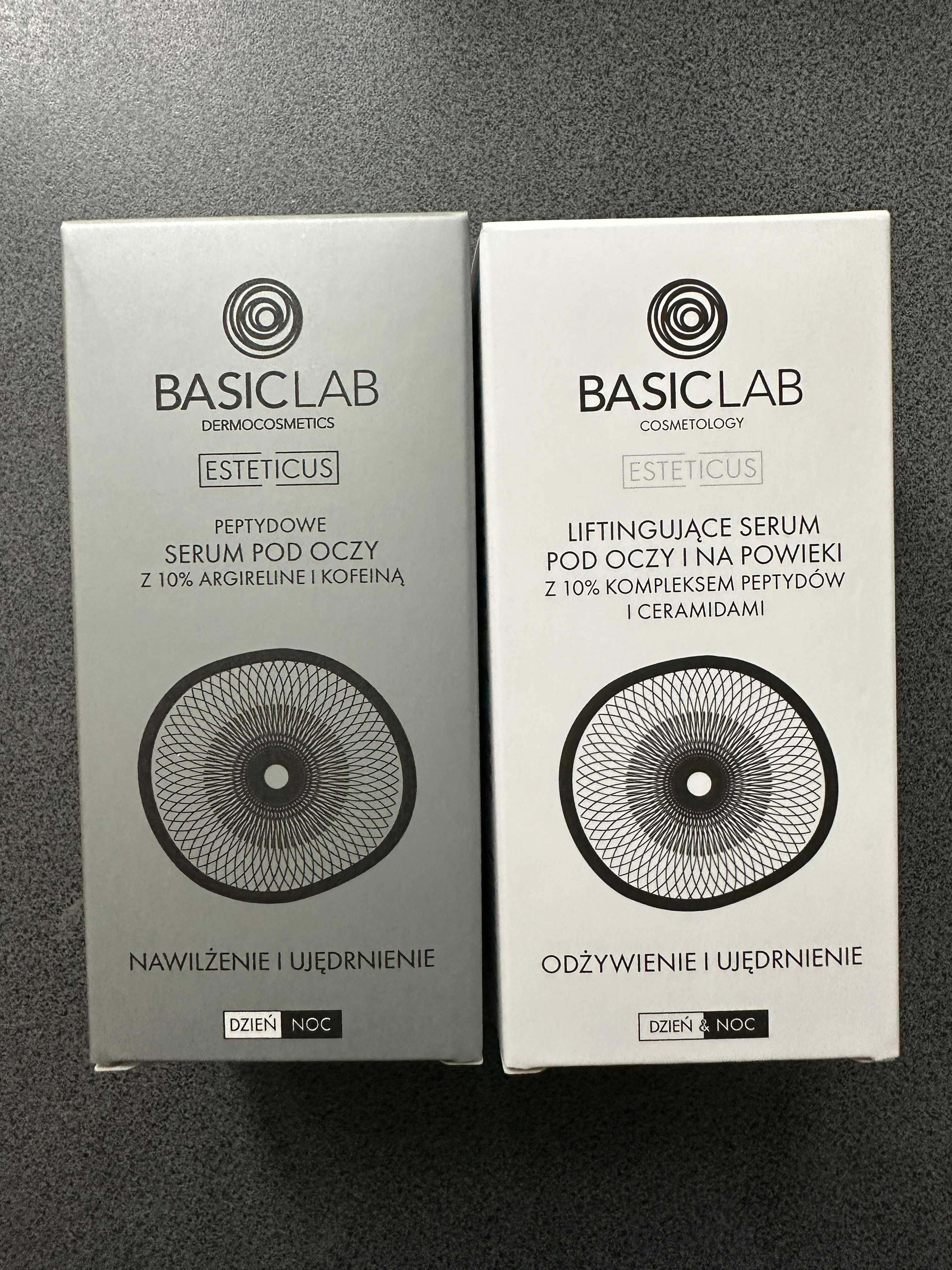 Basiclab zestaw liftingujące i peptydowe serum pod oczy 30 ml + 30 ml