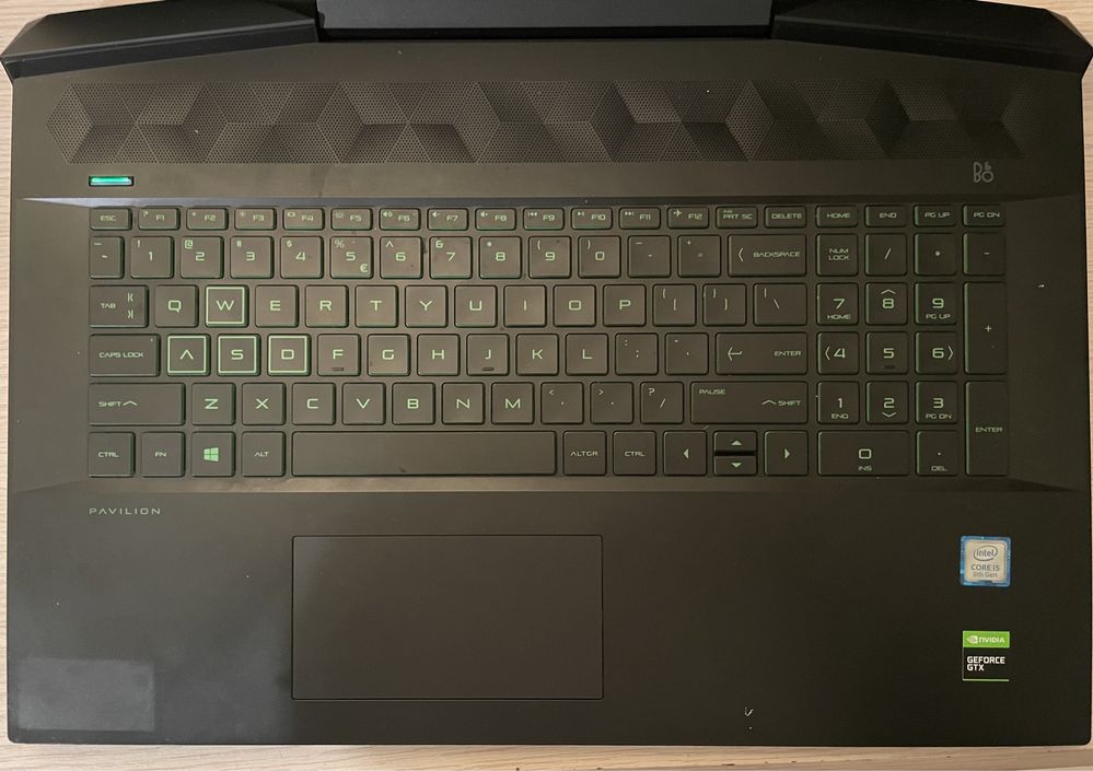 Laptop HP Pavilion gaming 17”