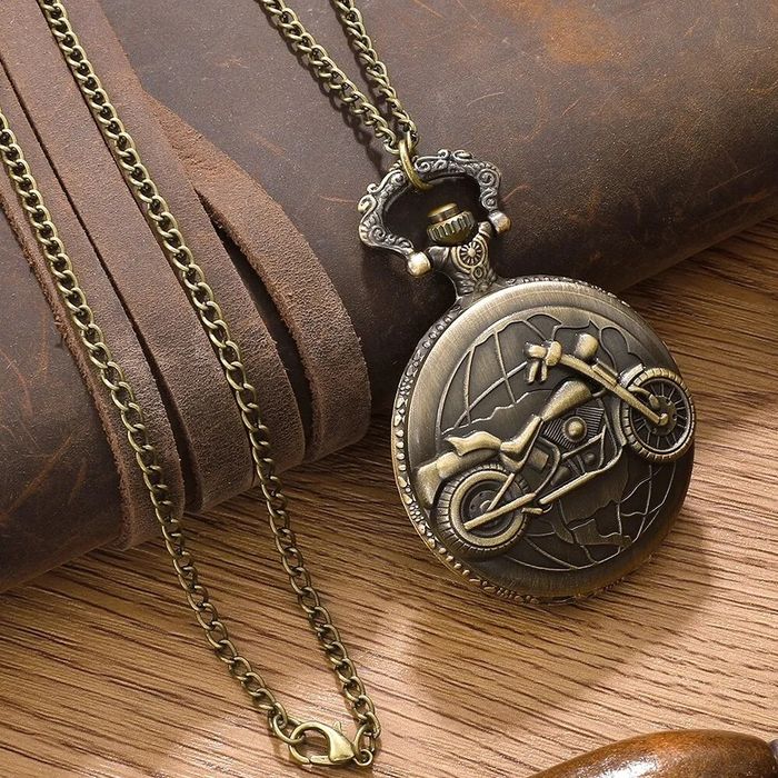 Antyczny Steampunk Vintage zegarek kieszonkowy