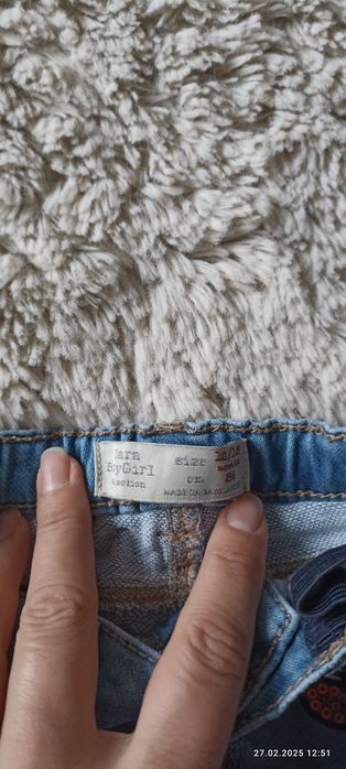 Spodnie jeansowe Zara 86