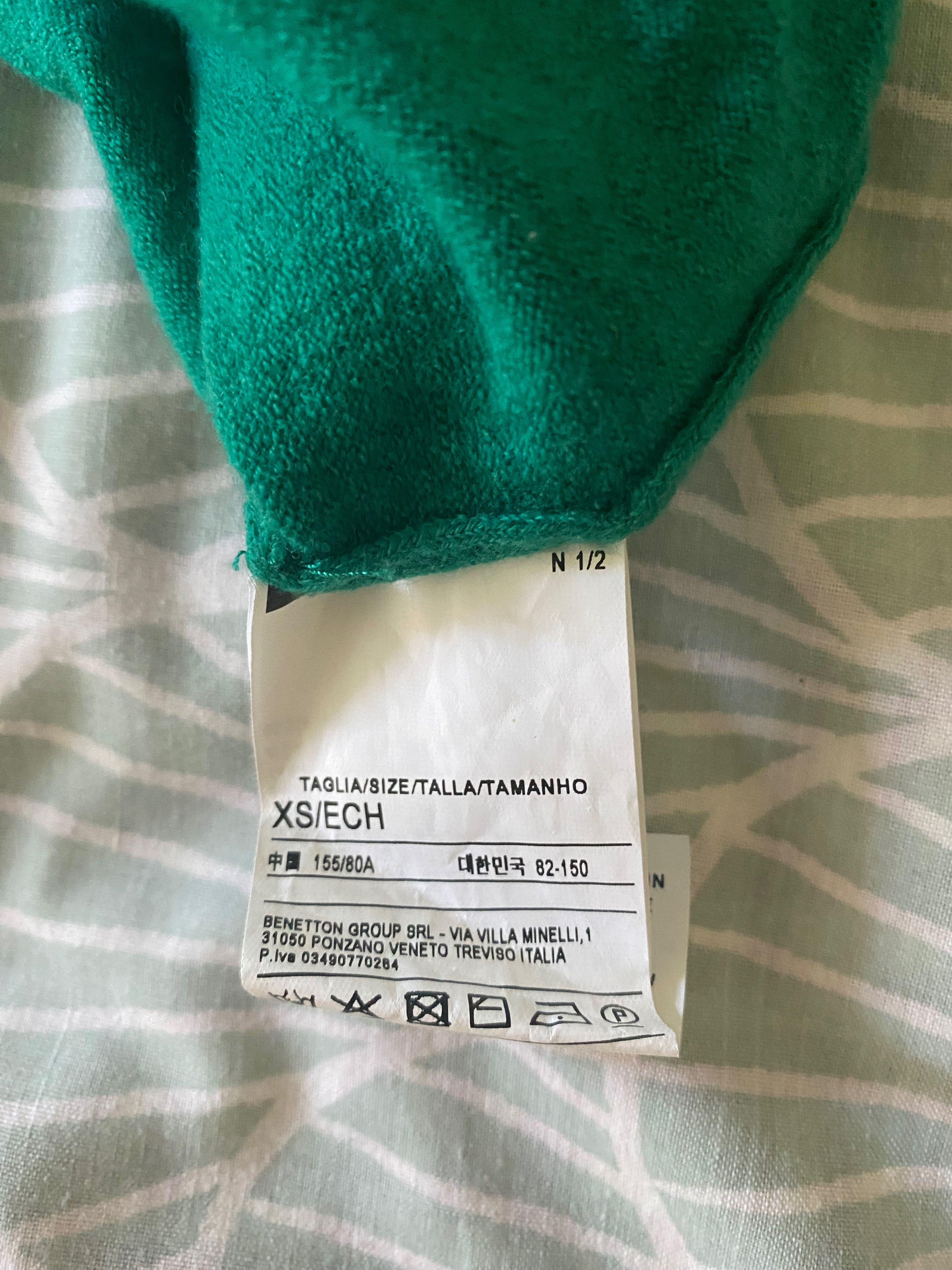 Camisola gola alta lã merino Benetton