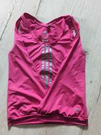 Koszulka sportowa do biegania fuksja róż Adidas Climacool S 36