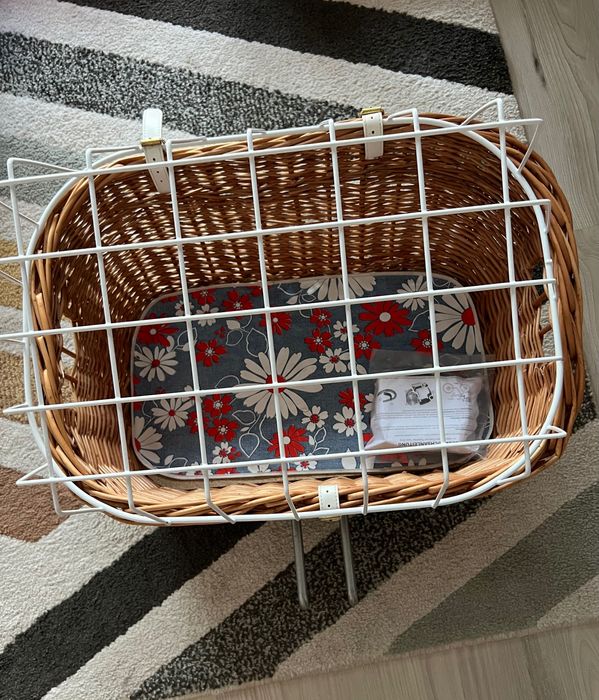 Koszyk na rower dla psa lub kota