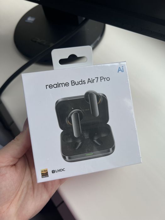 Флагманські TWS Навушники Realme Buds Air 7 blac