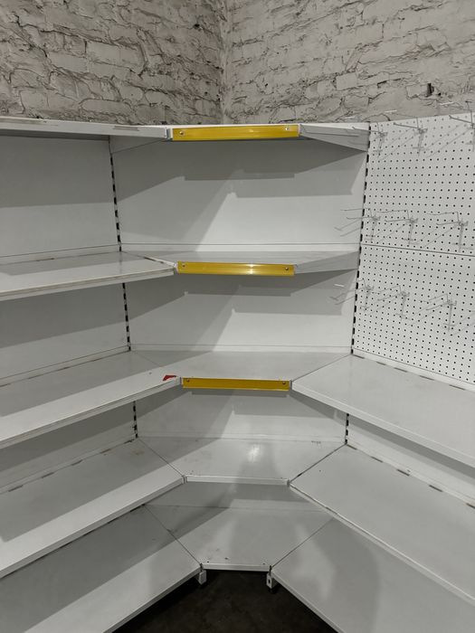 Торговые стеллажи металические торговые стеллажи