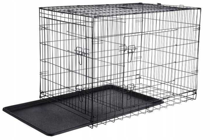 KLATKA kennelowa KOJEC transporter dla Zwierząt Psa 90x60x65 cm XL