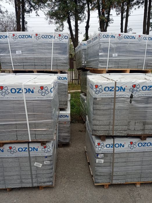 Бруківка OZON, поребрики, палісади, жолоби