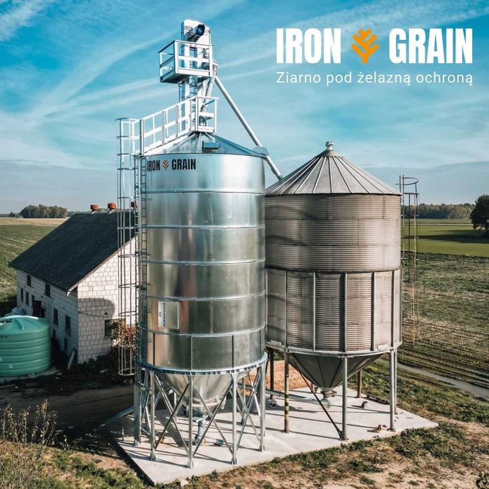 Silos Płaskodenny 200t 5,5m Silosy płaskodenne zbożowe Polskie