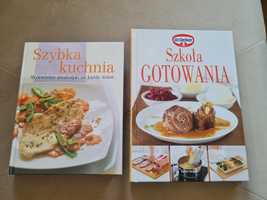 Książki kucharskie: Szybka kuchnia i Szkoła Gotowania