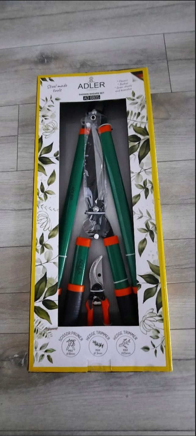 Nowe 3 sztuki SEKATOR do GAŁĘZI do Żywopłotu Ogrodowy Nożyce Ogrodowe
