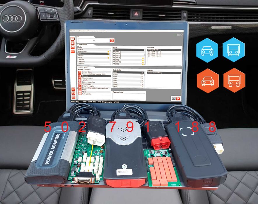 Interfejs tester skaner głowica diagnostyczna multidiag pro+ plus 2025