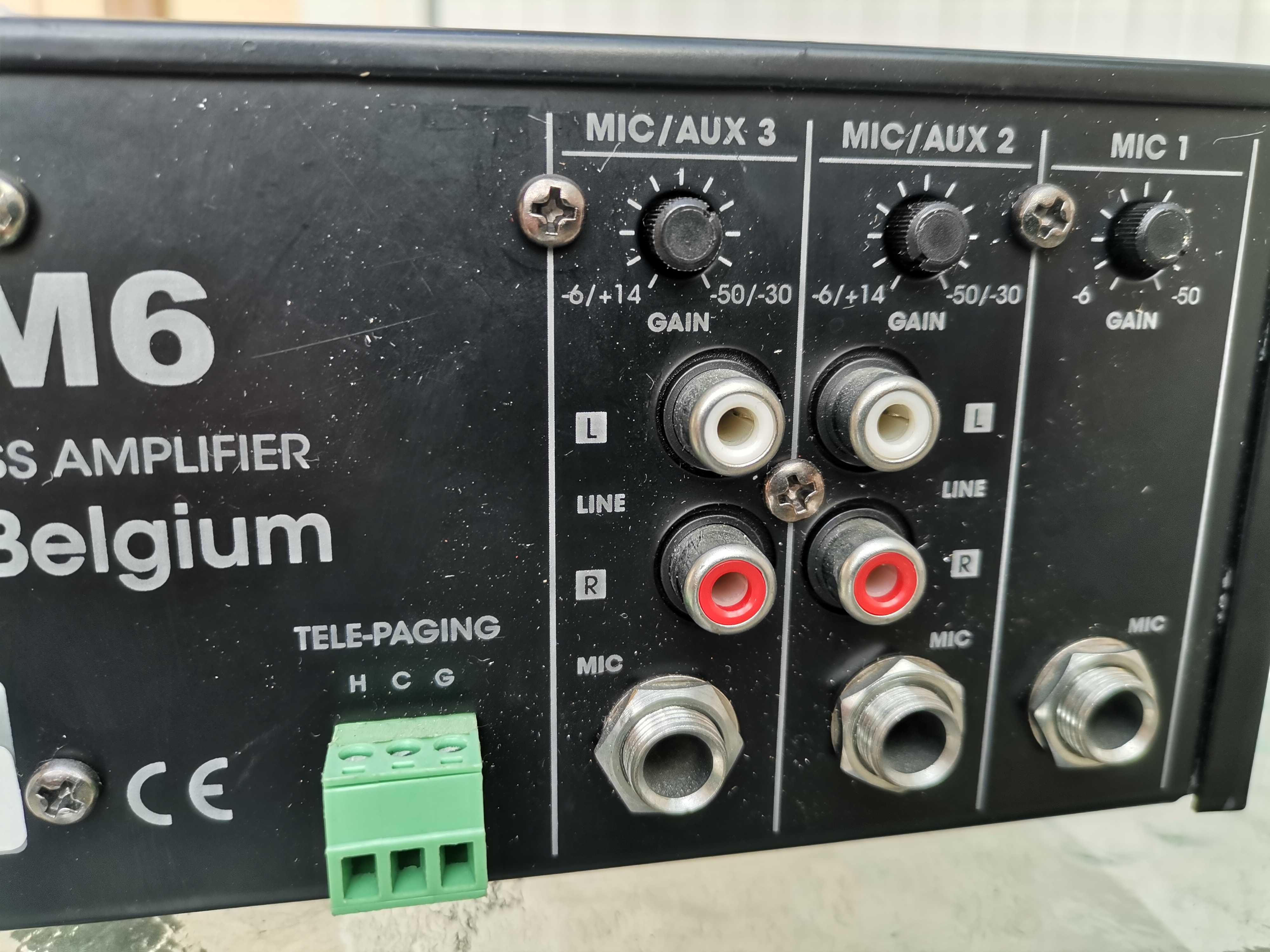 Amplificador Audac Com 6