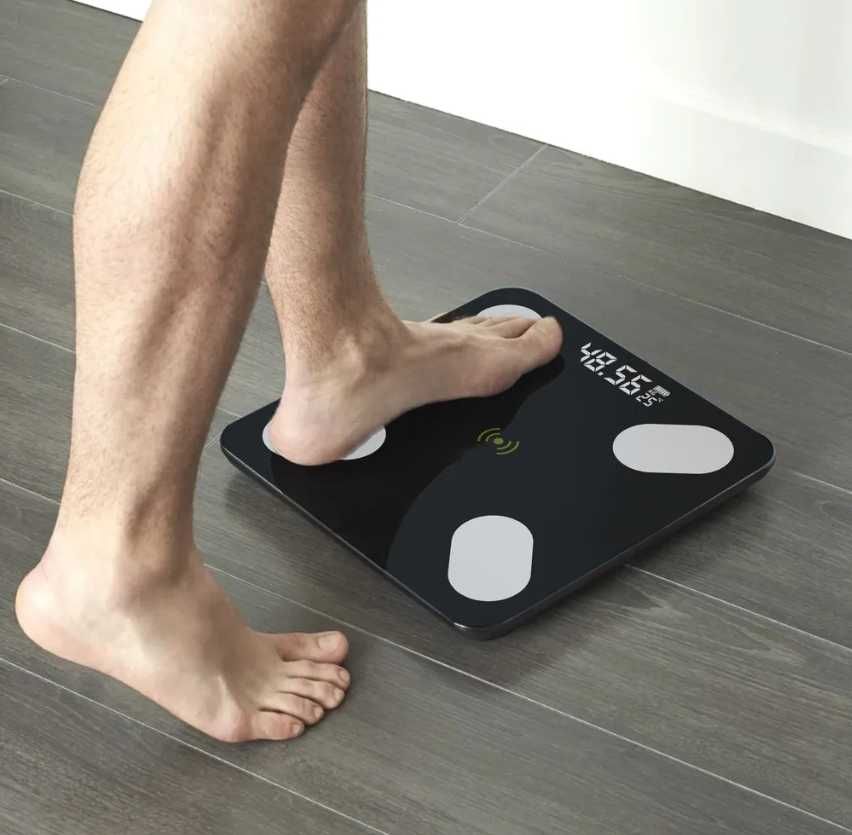 Waga łazienkowa 25w1 – precyzyjna, Bluetooth, 180 kg