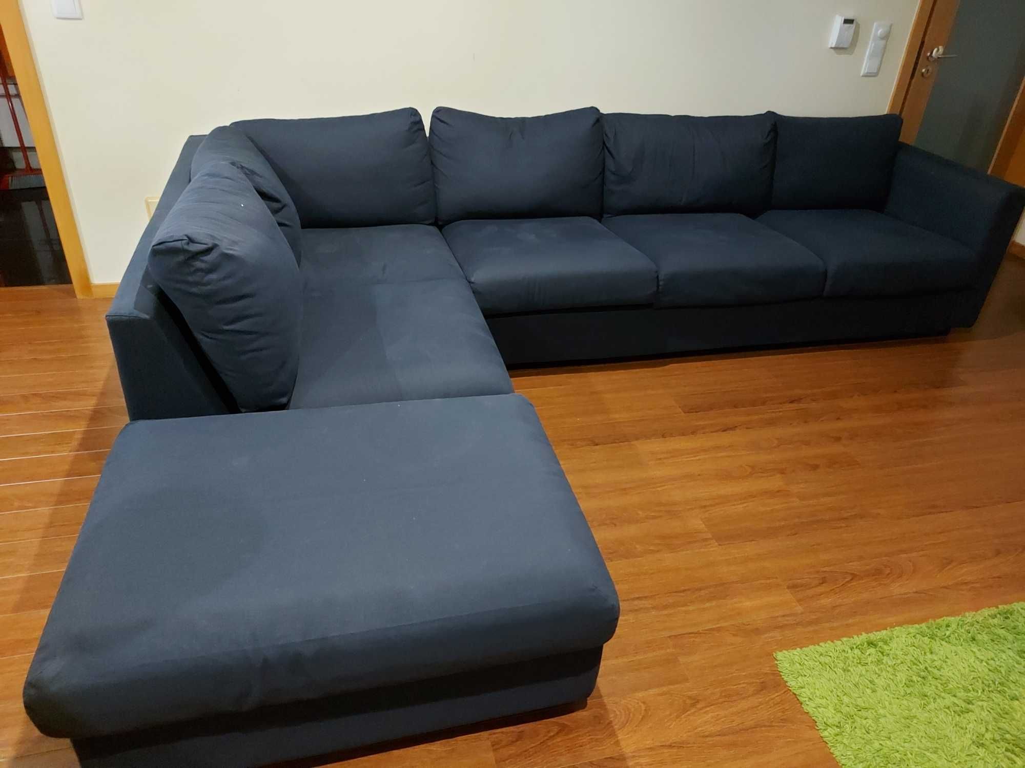 Sofá canto com chaise long