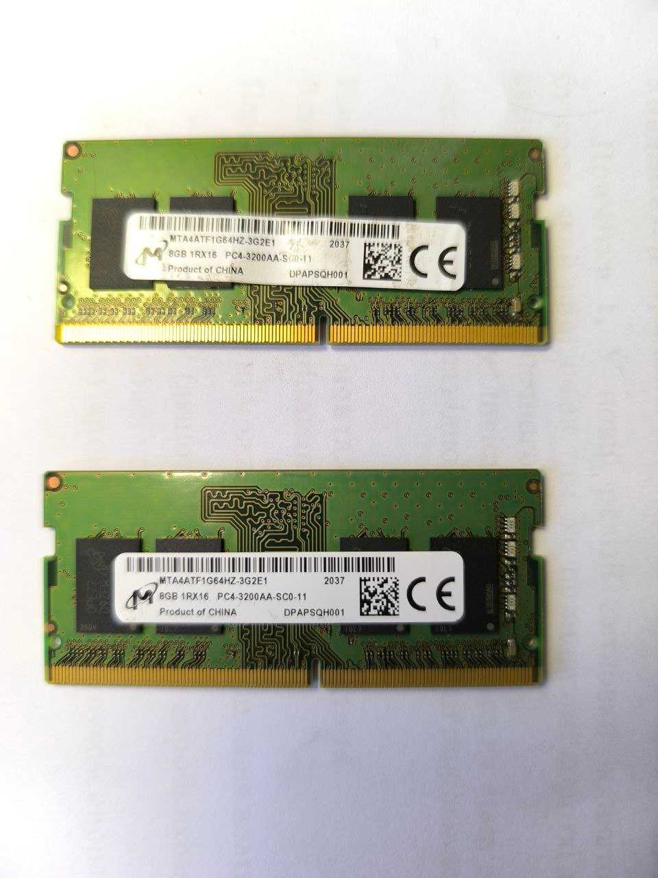 Оперативна пам'ять Micron SODIMM DDR4 16Gb (2x8Gb) 3200MHz PC4-25600