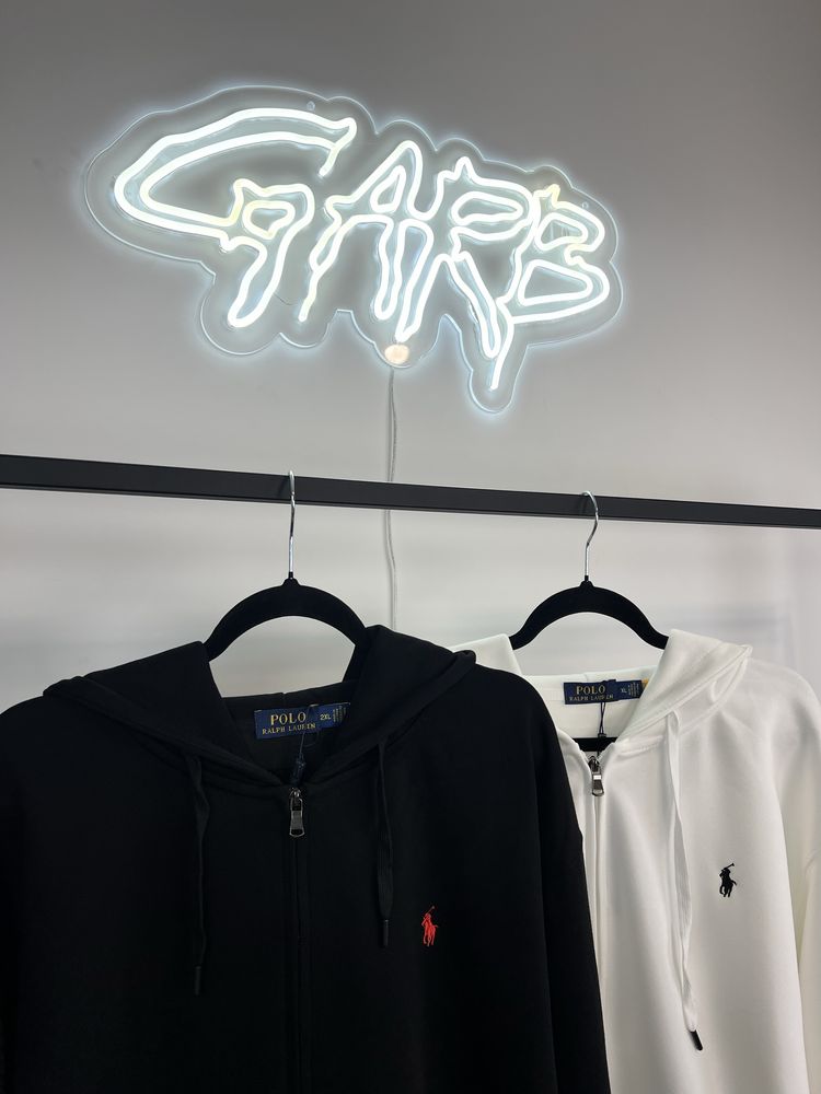 Зіпка Polo Ralph/ Поло Ральф/ Кофта Класична/ Lacoste/ Біла Кофта/
