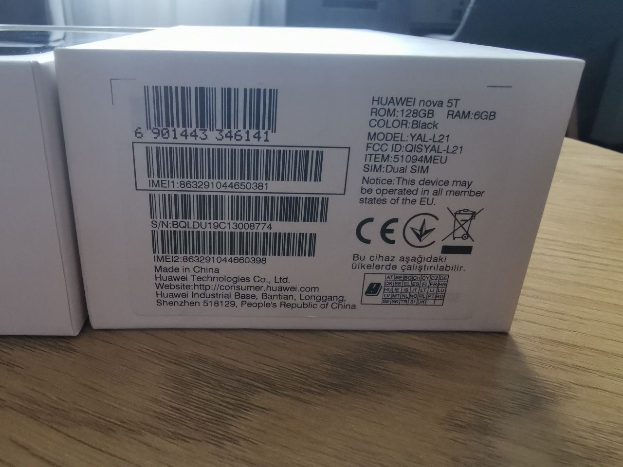 Huawei nova 5t 6/128gb