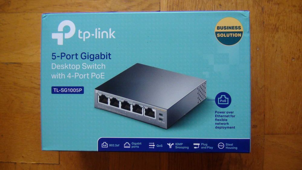 Switch TP-LINK TL-SG1005P Gigabit Ethernet, 5 portów, Funkcja PoE