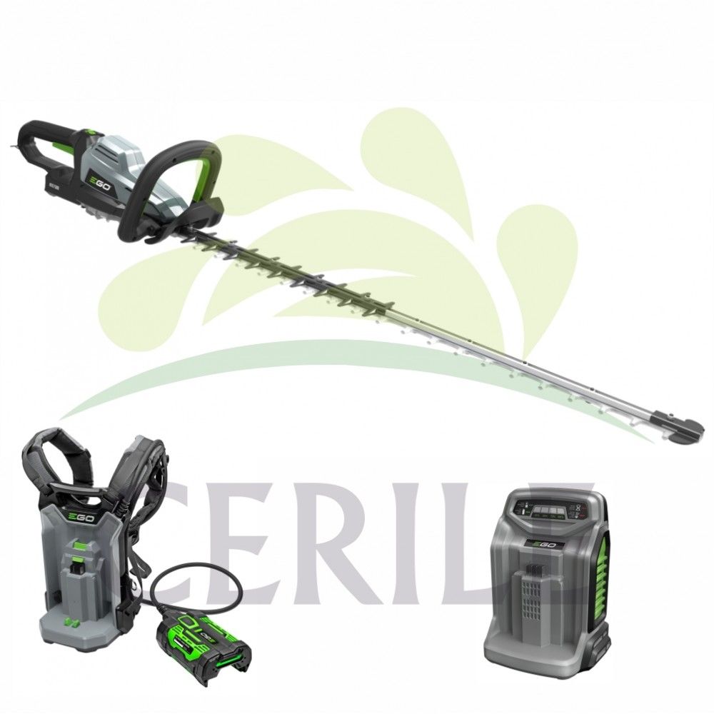 KIT CORTA SEBES A BATERIA EGO POWER HTX7500 75CM PROFISSIONAL (BATERI