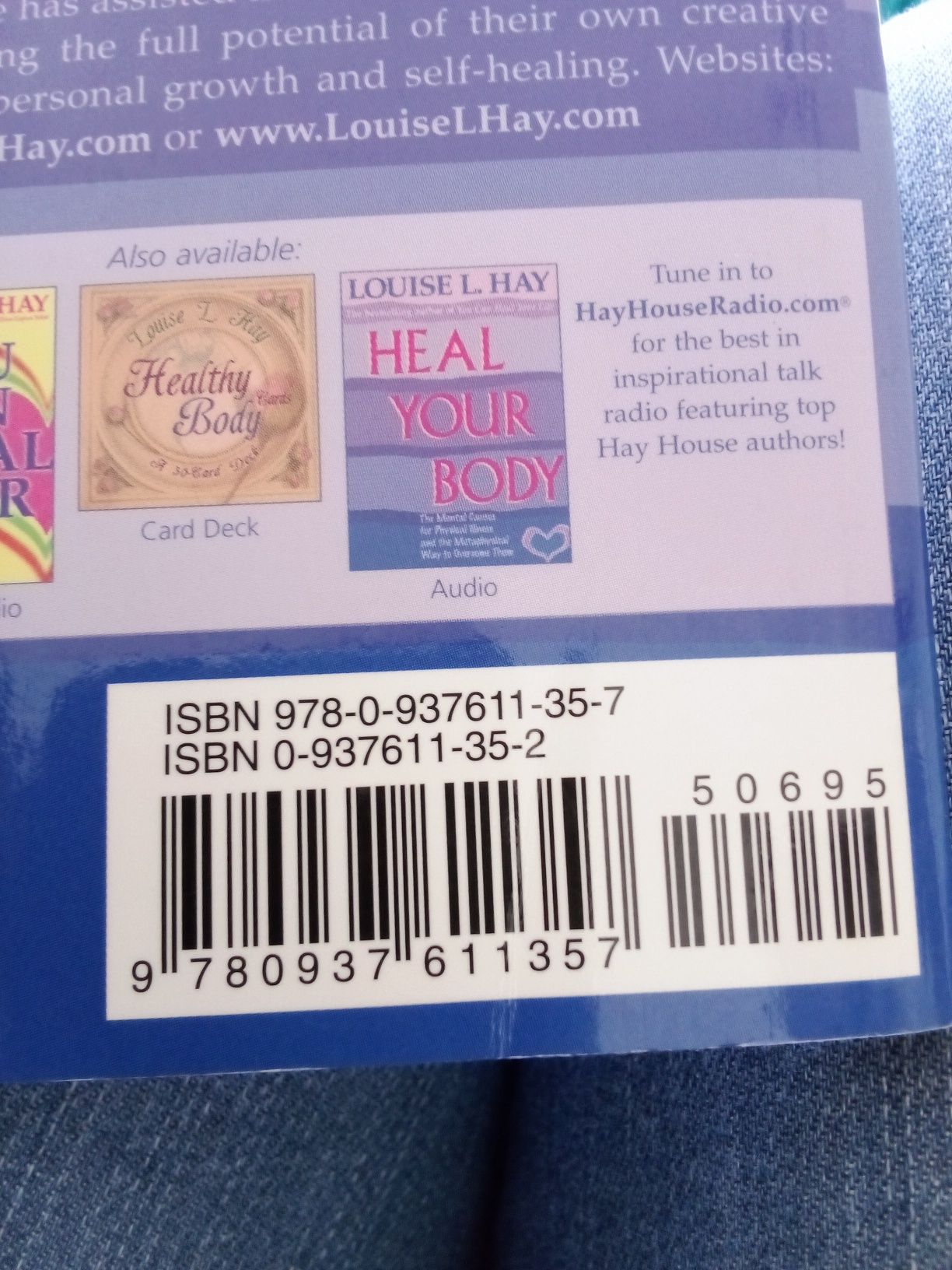 Heal your body, Louise Hay