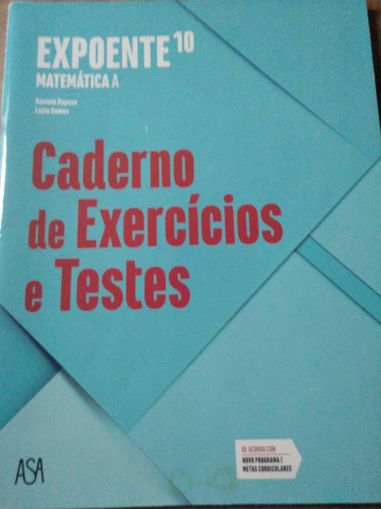 Caderno de exercicios Matematica A 10°ano