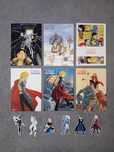 Fullmetal Alchemist dodatki z mangi - pocztówki i magnesy JPF