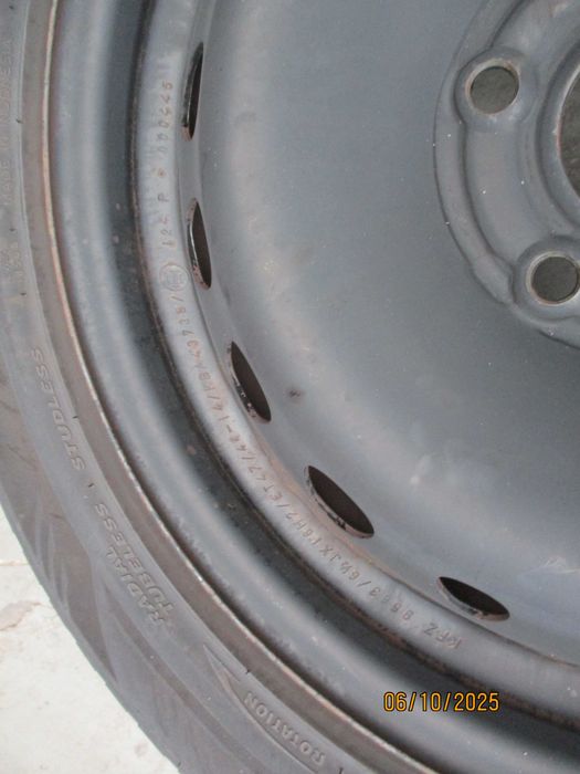 koła-felgi stalowe + opony Renault Dacia  6,5x16 et47 opony 205/55r16